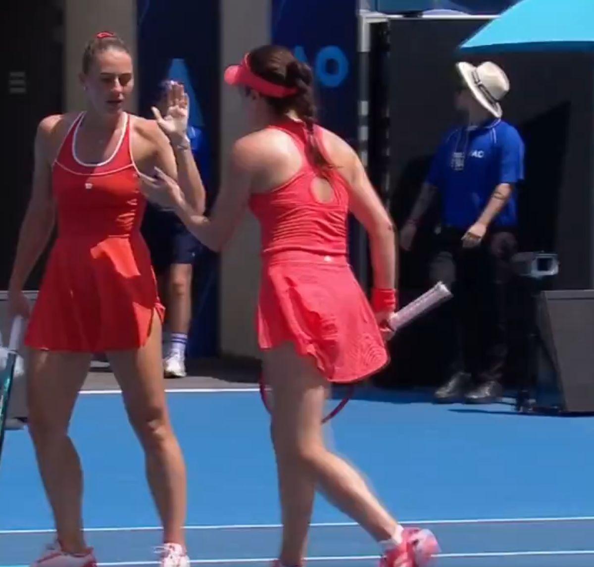 Gabriela Ruse și Marta Kostyuk, favoritele fanilor la Australian Open: cum au fost surprinse