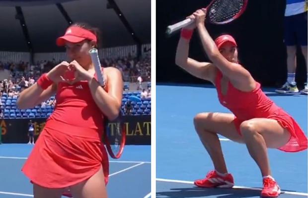 Gabriela Ruse și Marta Kostyuk, ipostaze virale la Australian Open: „Îți mulțumesc, partenero! Hahahah!”