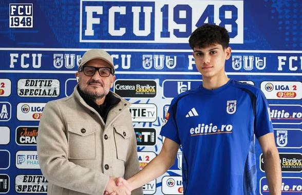 Primul transfer al iernii pentru FCU Craiova! » Adrian Mititelu a adus fiul unui fost fotbalist