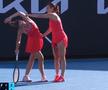 Gabriela Ruse și Marta Kostyuk, ipostaze virale la Australian Open: „Îți mulțumesc, partenero! Hahahah!”