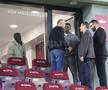 David Ankeye, noul transfer al Rapidului, în tribună la meciul cu Poli Iași// foto: Ionuț Iordache (GSP)