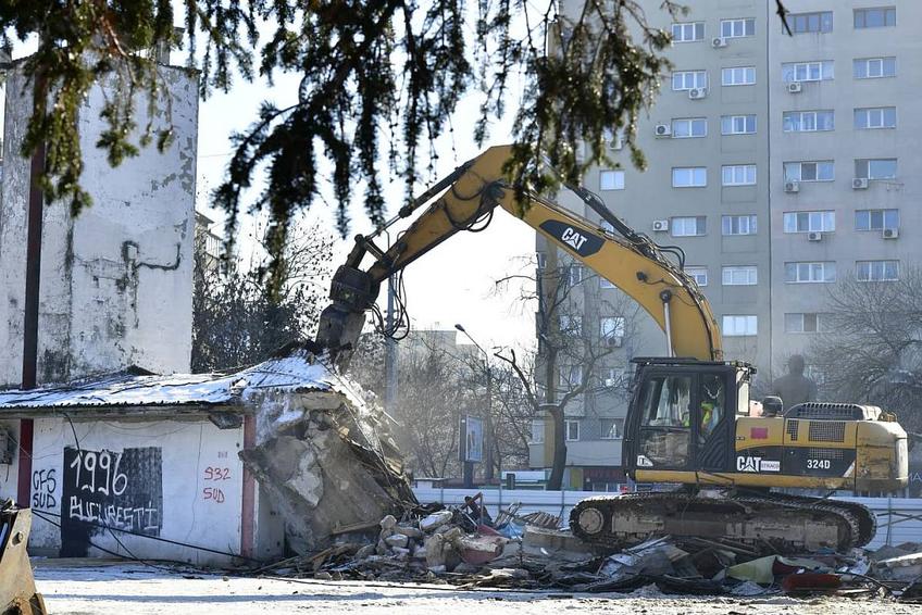 Demolarea stadionului Dinamo, imagini de Cristi Preda (GSP)