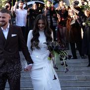 Radu Drăgușin și Ioana s-au căsătorit la Primăria Sectorului 1 / Foto: Andrei Furnigă GSP