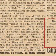 Într-un colț de ziar s-a amintit că Alexandru Negrescu a fost și pe front în Al Doilea Război Mondial