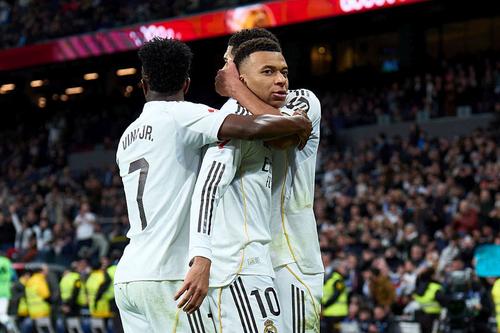 Kylian Mbappe i-a depășit pe Bale și Figo la numărul de goluri în UCL pentru Real Madrid/ foto: Guliver/GettyImages
