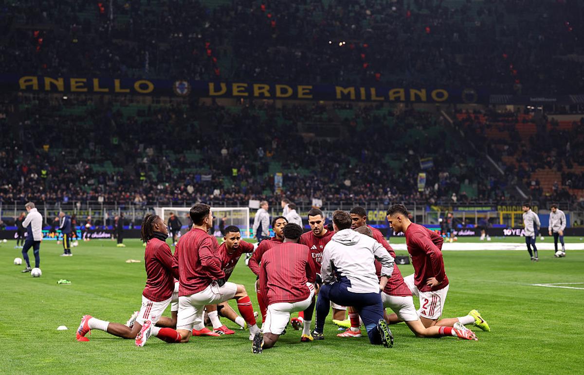 Imagini înainte de Inter - Arsenal