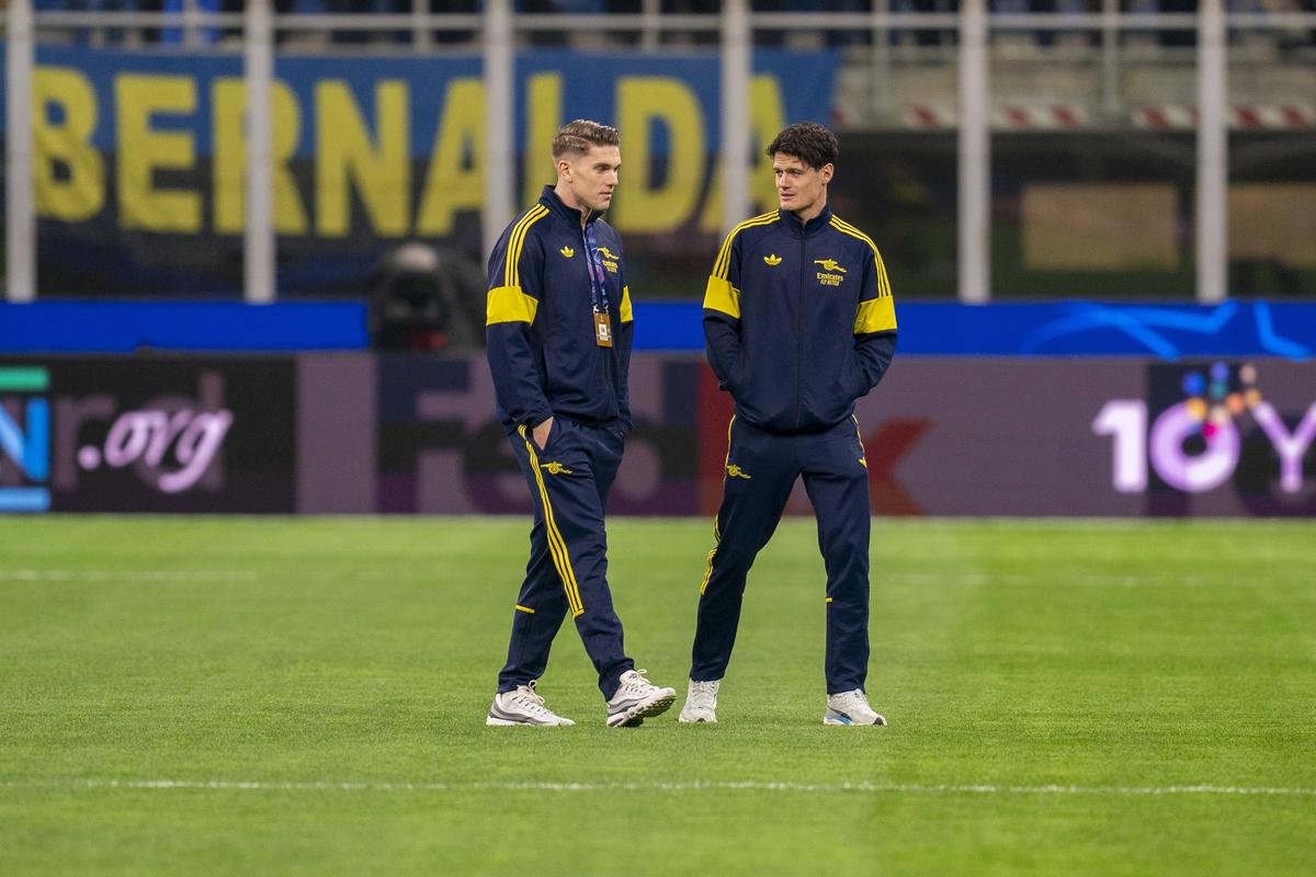 Imagini înainte de Inter - Arsenal