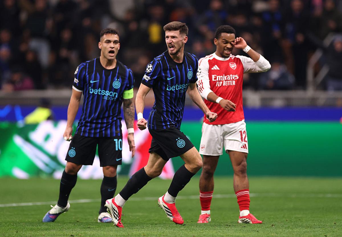 Cristi Chivu, răpus de Arteta » Inter a fost sufocată de Arsenal și pierde teren în Champions League