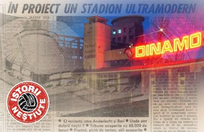 Machetele stadionului Dinamo cu care fanii au fost amăgiți după '90 » Prima variantă era copia unui stadion din Italia și trebuia să aibă 60.000 de locuri