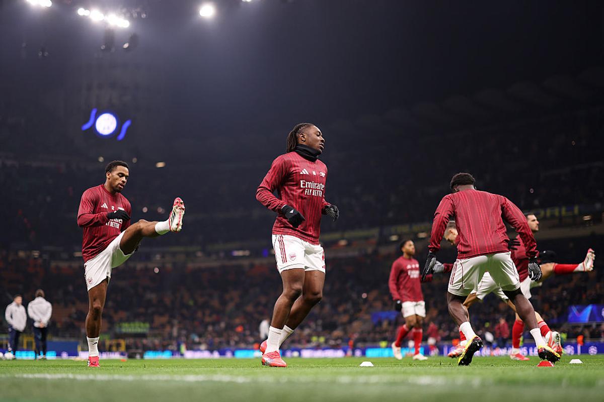 Imagini înainte de Inter - Arsenal