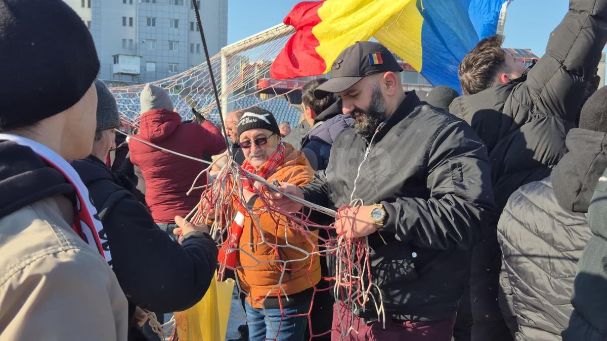 Demolarea stadionului Dinamo, imagini de Cristi Preda