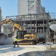 Demolarea stadionului Dinamo, imagini de Cristi Preda (GSP)