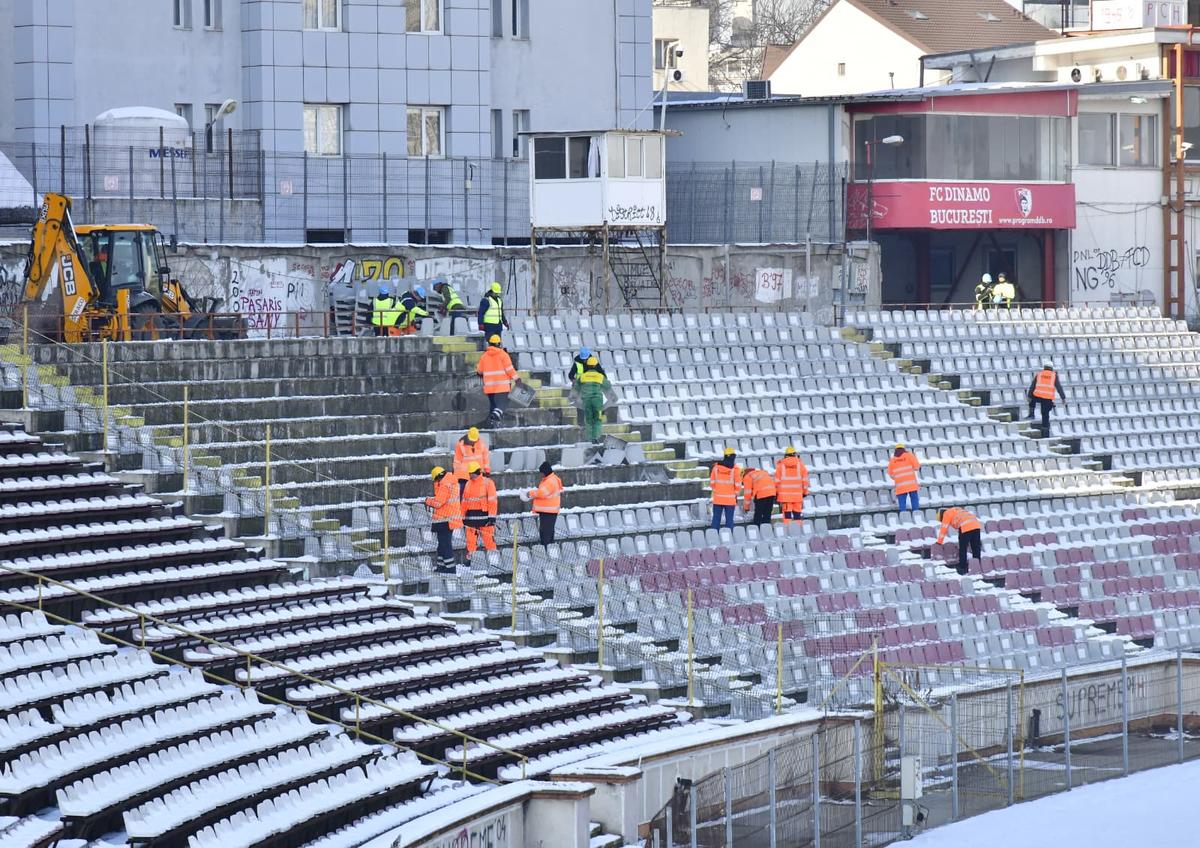 „Intrusul” politic de la ceremonia de demolare a stadionului Dinamo: „Performanța se face cu investiții. Mulțumesc că mi-ați fost alături”