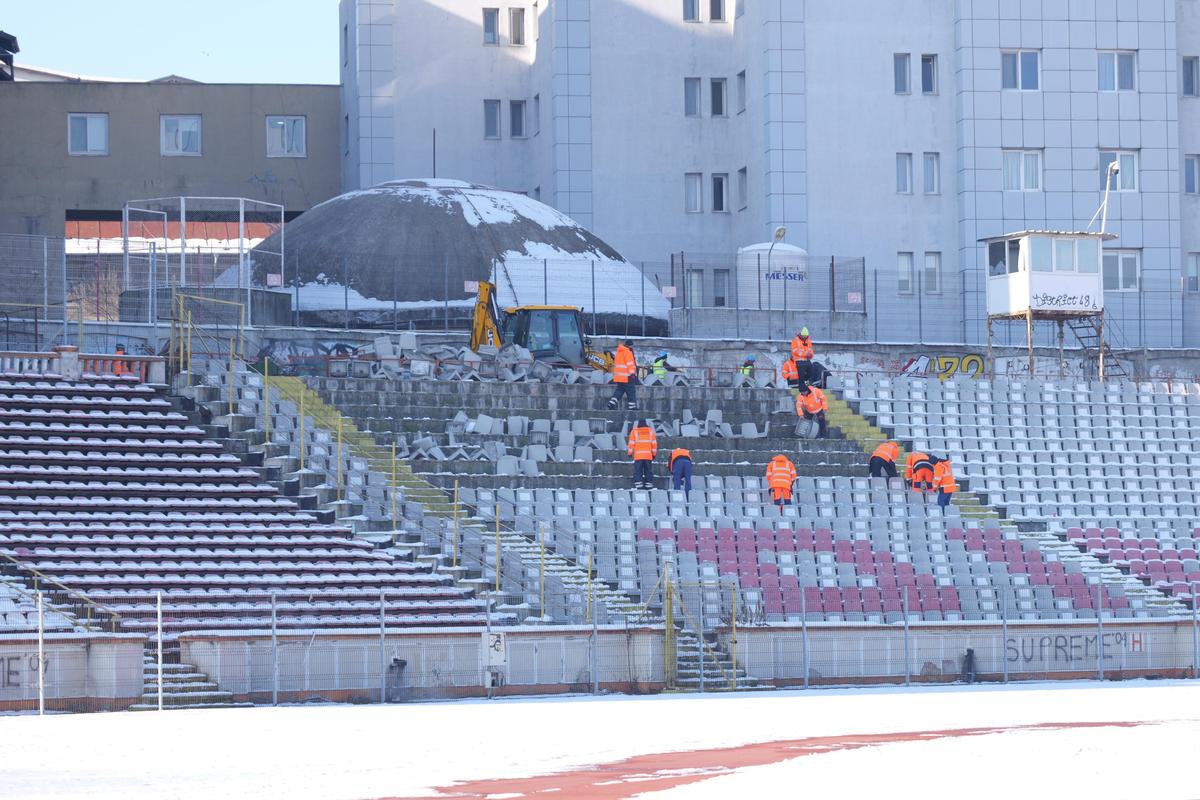 Ziua în care începe demolarea stadionului Dinamo