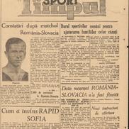 Singura poză cu Alexandru Negrescu din presa din România, de la meciul cu Slovacia