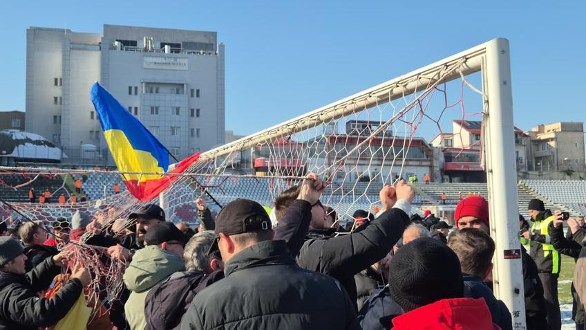 Demolarea stadionului Dinamo, imagini de Cristi Preda (GSP)
