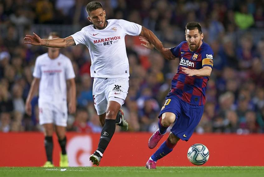Daniel Carrico, în duel cu Leo Messi // FOTO: Guliver/GettyImages