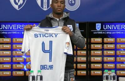 OFICIAL Claude Dielna a fost prezentat la Craiova și a dat declarații tari:„Sunt un leu! Sunt un soldat! Vreau titlul!”