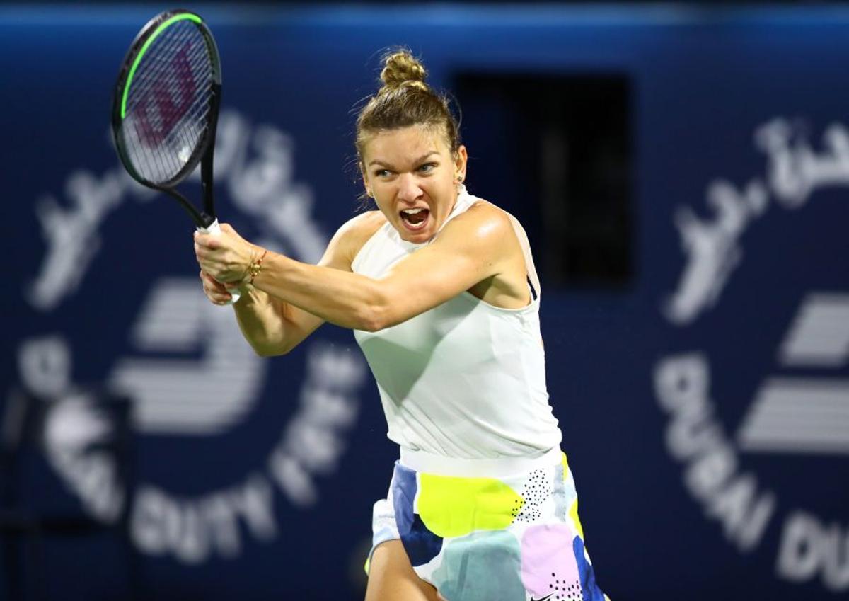SIMONA HALEP - ARYNA SABALENKA // VIDEO Execuție imposibilă a Simonei, candidată la lovitura turneului! Reacția spectatorilor e senzațională