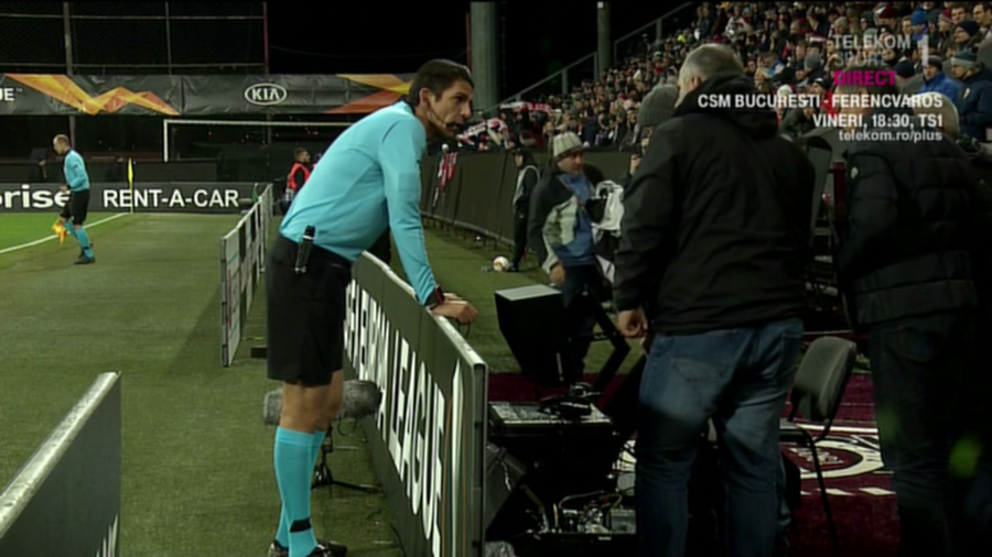 Captură TV Telekom Sport CFR CLUJ - SEVILLA 1-1 // VIDEO+FOTO Vamos, românilor! Prestație onorabilă pentru campioana României, însă Sevilla devine favorită la calificare