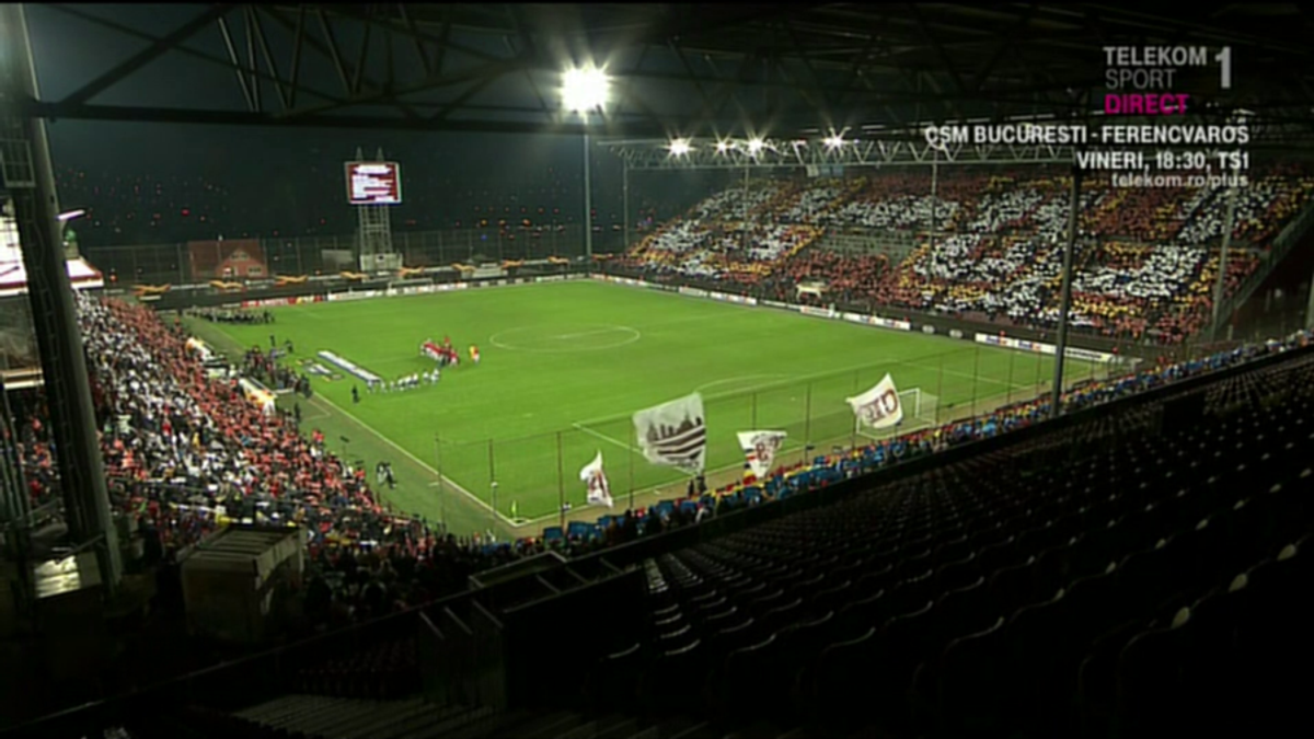 CFR CLUJ - SEVILLA 1-1 // FOTO Scenografie superbă reușită de suporterii clujenilor + De ce a fost meciul întârziat cu 6 minute