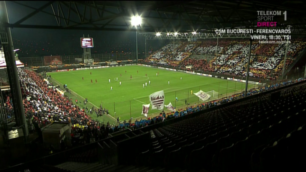 CFR CLUJ - SEVILLA 1-1 // FOTO Scenografie superbă reușită de suporterii clujenilor + De ce a fost meciul întârziat cu 6 minute