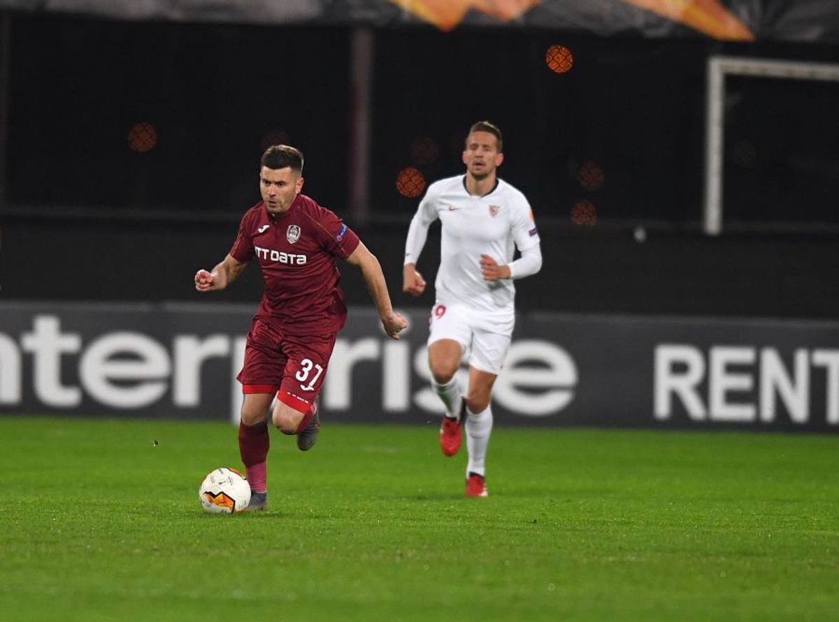 CFR CLUJ - SEVILLA 1-1 // Ciprian Deac, după golul marcat cu ajutorul tehnologiei video: „M-am obișnuit fără VAR”