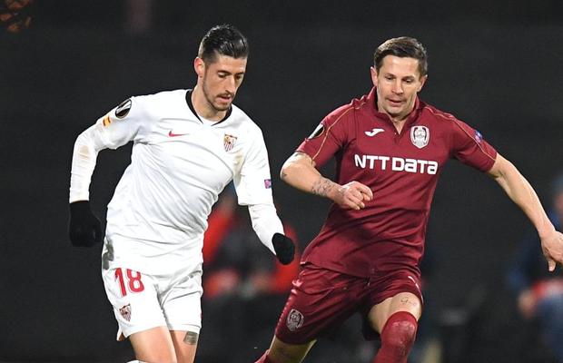 CFR CLUJ - SEVILLA 1-1 // Ciprian Deac, după golul marcat cu ajutorul tehnologiei video: „M-am obișnuit fără VAR”