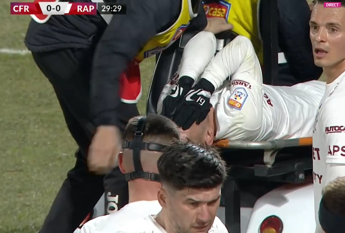 Onea, accidentat în CFR Cluj - Rapid