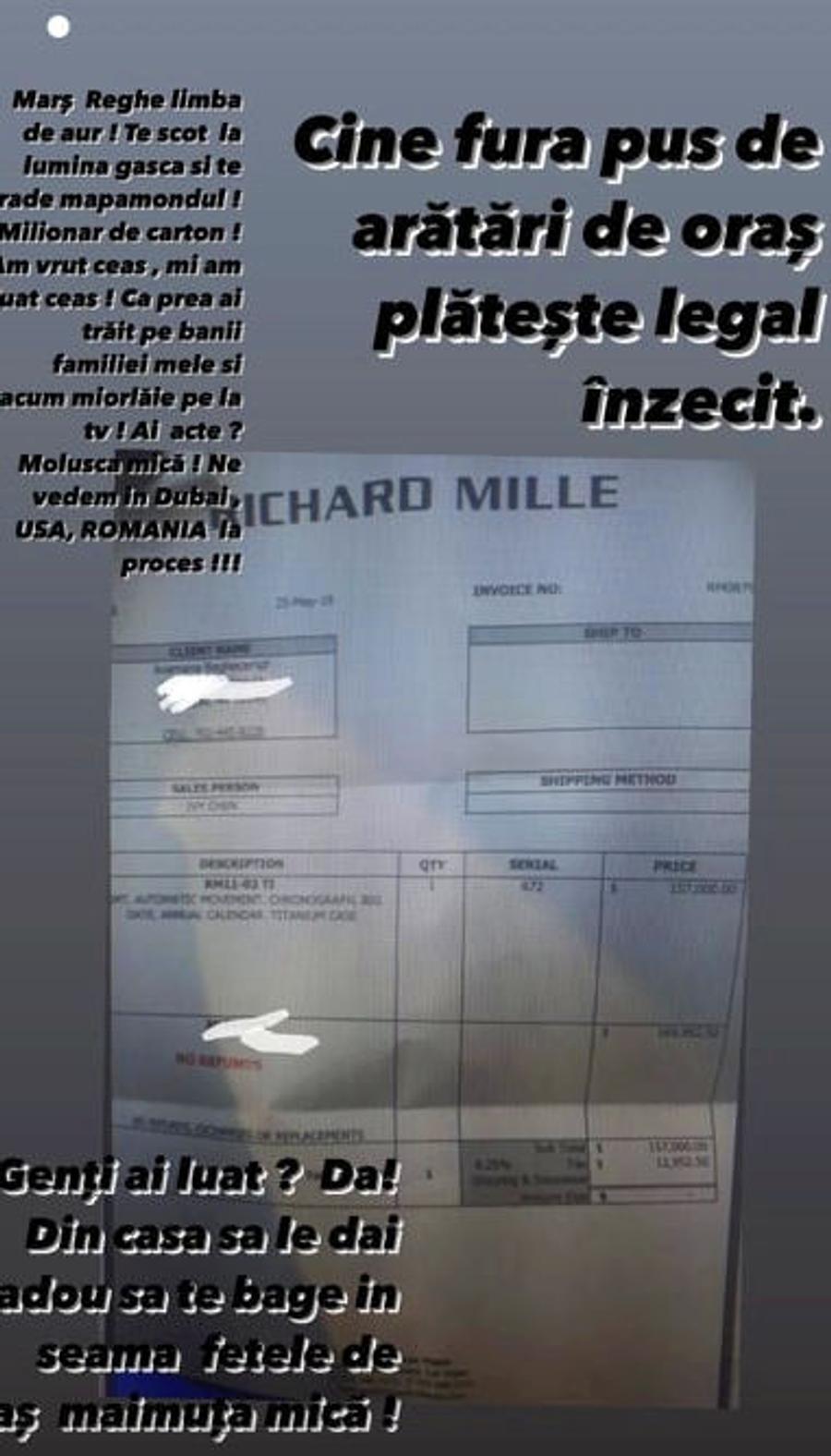 Mesajul postat de Anamaria Prodan pe Instagram Anamaria Prodan, reacție suburbană către Reghecampf » Îi răspunde cu jigniri antrenorului: „Maimuță mică! Milionar de carton”