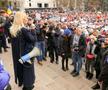 Imagini cu protestul de la Chișinău / Sursă foto: Facebook@ Marina Tauber