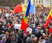 Imagini cu protestul de la Chișinău / Sursă foto: Facebook@ Marina Tauber