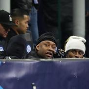 Kanye West, Bianca Censori și Ty Dolla $ign la Inter – Atletico Madrid // foto: Guliver/gettyimages