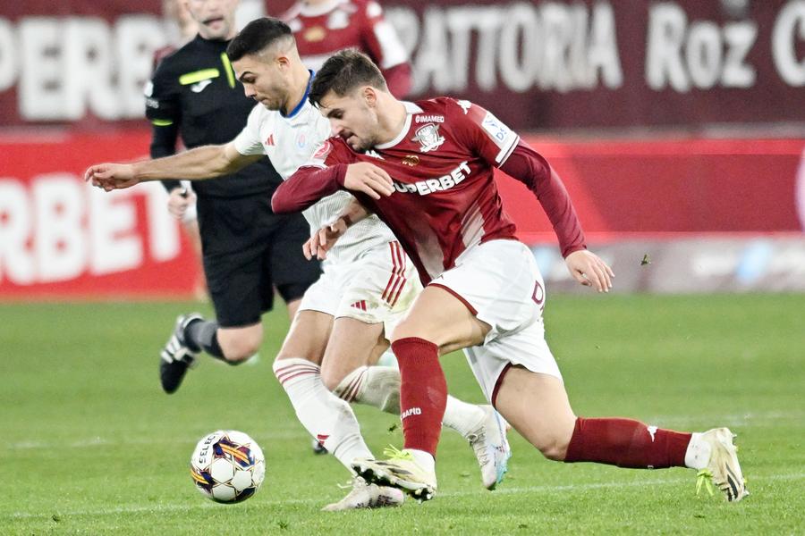 Borisav Burmaz are evoluții apreciate la Rapid FOTO sportpictures.eu Șocul de care a avut parte sârbul Rapidului la scurt timp după ce a ajuns în București: „E infernal aici!”