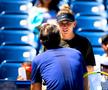 Simona Halep, în dialog cu Patrick Mouratoglou / FOTO: Imago