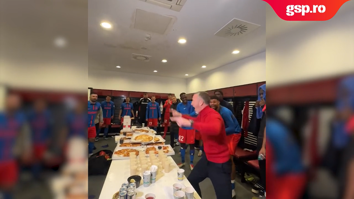 MM Stoica, fiesta în vestiar după FCSB - PAOK