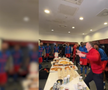 MM Stoica, fiesta în vestiar după FCSB - PAOK. FOTO: captură video FCSB