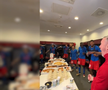 MM Stoica, fiesta în vestiar după FCSB - PAOK. FOTO: captură video FCSB