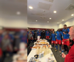 MM Stoica, fiesta în vestiar după FCSB - PAOK. FOTO: captură video FCSB