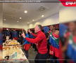 MM Stoica, fiesta în vestiar după FCSB - PAOK. FOTO: captură video FCSB