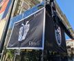 Suporterii lui PAOK fac spectacol în Centrul Vechi din București înaintea duelului cu FCSB, foto: Remus Dinu