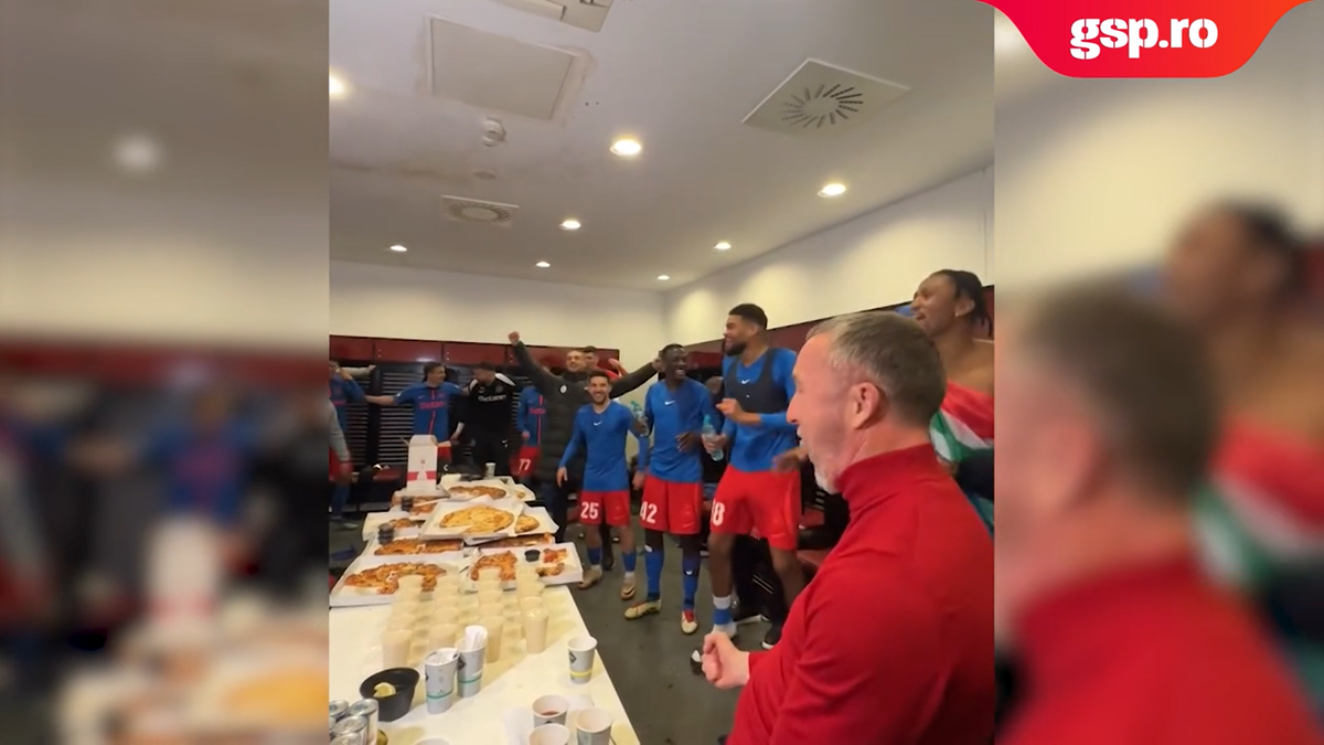 MM Stoica, fiesta în vestiar după FCSB - PAOK
