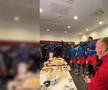 MM Stoica, fiesta în vestiar după FCSB - PAOK. FOTO: captură video FCSB