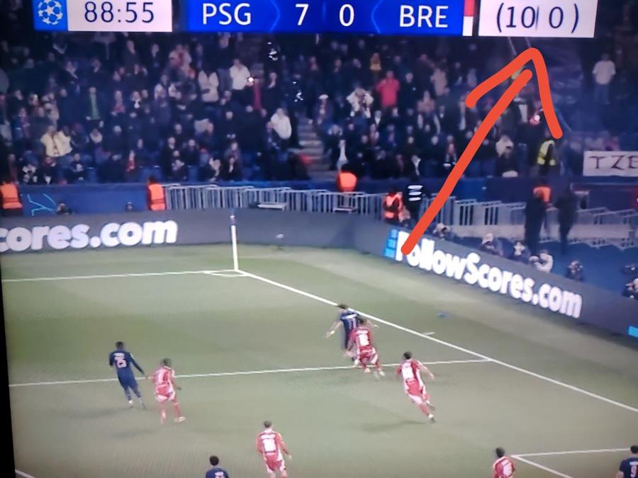 Așa arăta grafica UEFA la finalul returului de miercuri PSG - Brest 7-0 / Foto: Imago Și UEFA a rămas surprinsă de rezultatul-fluviu de la Paris » FAIL în stilul Nadia la Montreal