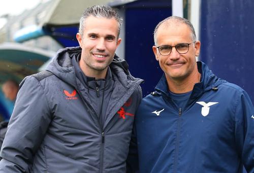 Robin van Persie, în stânga, va prelua Feyenoord, foto: Guliver/gettyimages