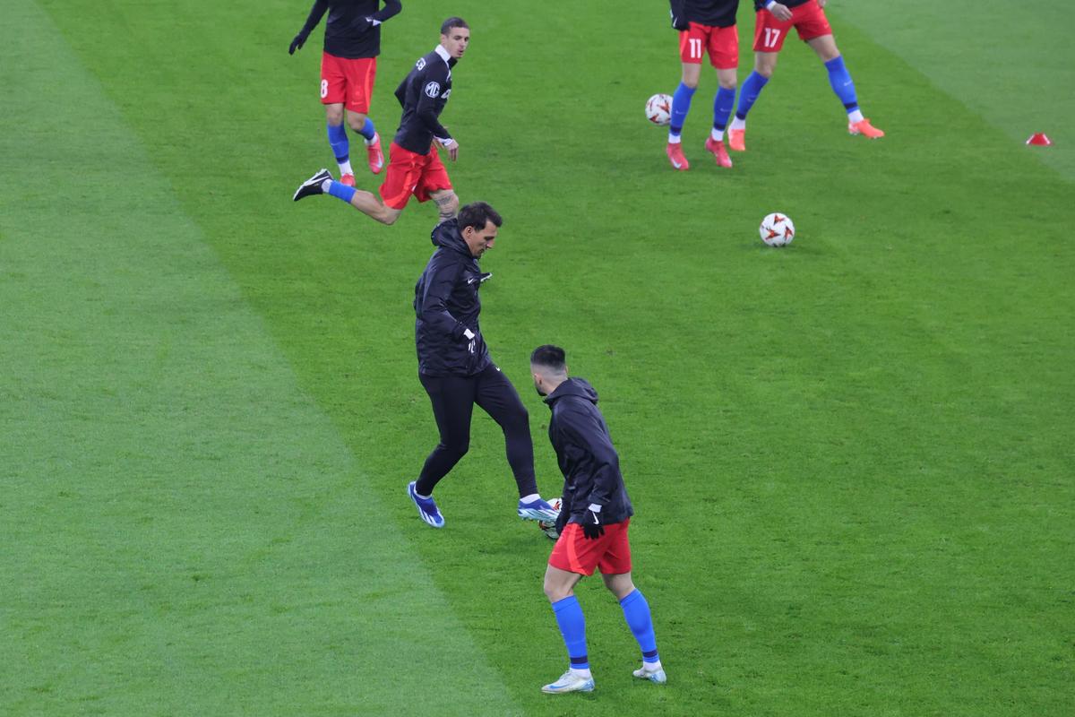 FCSB - PAOK, retur play-off pentru „optimile” Europa League // 20.02.2025 » Imagini de la încălzire