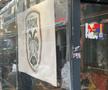 Suporterii lui PAOK fac spectacol în Centrul Vechi din București înaintea duelului cu FCSB, foto: Andrei Furnigă