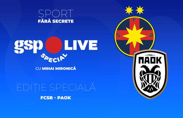 FCSB - PAOK » Roș-albaștrii caută calificarea în optimile Europa League! Analizăm cu Raul Rusescu și Ciprian Marica