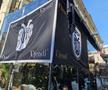 Suporterii lui PAOK fac spectacol în Centrul Vechi din București înaintea duelului cu FCSB, foto: Remus Dinu