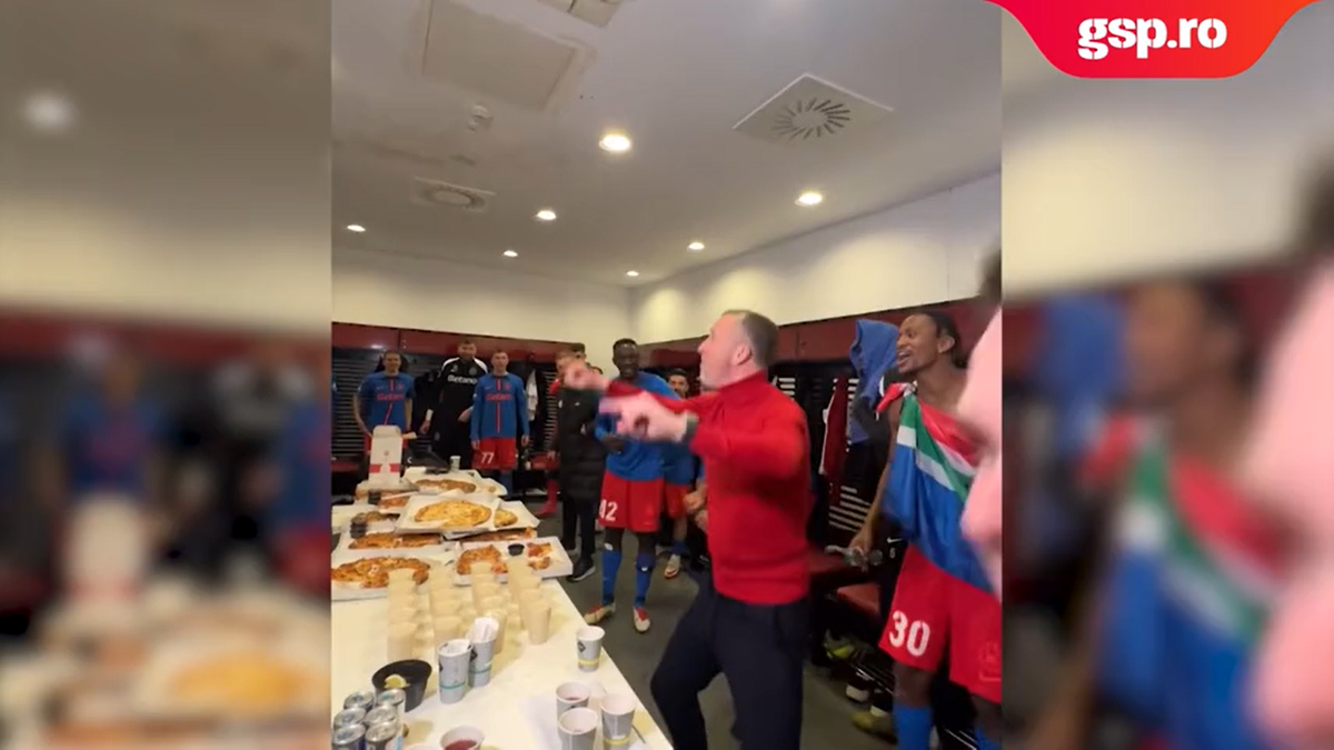 MM Stoica, fiesta în vestiar după FCSB - PAOK